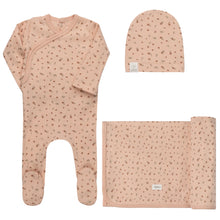 Load image into Gallery viewer, Floral Rib Collection layette set - Pink
