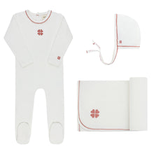 Load image into Gallery viewer, Embroidered Clover Collection - Ivory Pink - Take Me Home Set
