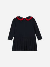 Load image into Gallery viewer, Navy dress with collar
