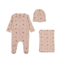 Load image into Gallery viewer, Swan print layette set - Rose dust
