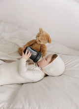 Load image into Gallery viewer, Gingham Teddy Collection - Tan - Footie + Bonnet
