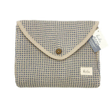 Load image into Gallery viewer, 100% Organic Cotton Knitted Blue Baby Blanket and Bunny Set
