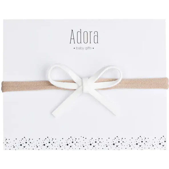 Mini classic headband - White