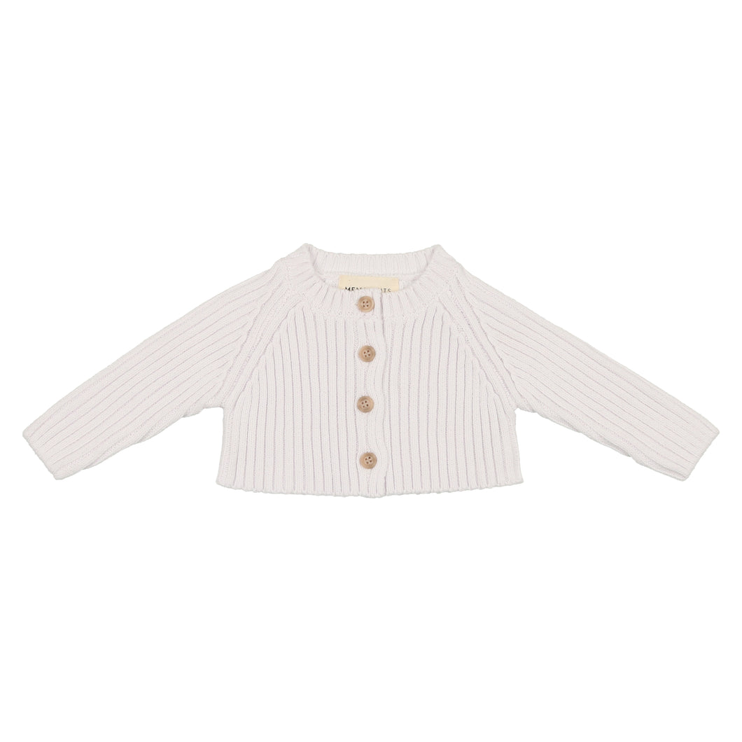 Knit cardigan - white