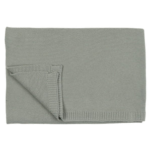 Pearl knit blanket - powder blue