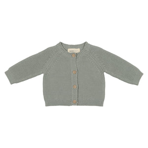 Pearl knit cardigan - powder blue