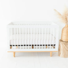 Load image into Gallery viewer, Butterfly and stripe 2 pack - Crib/toddler bed sheets
