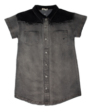 Load image into Gallery viewer, Denim two-tone dress - Grey
