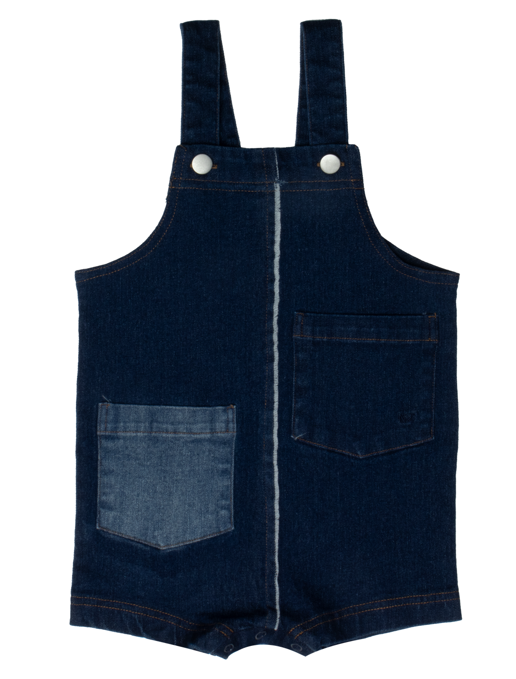 Denim two-tone overalls - Blue