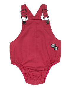 Jean overall bubble - Coral