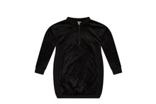 Load image into Gallery viewer, Velour rib dress - Black
