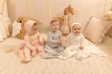 Load image into Gallery viewer, All things baby velour layette set - Dusty blue
