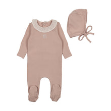 Load image into Gallery viewer, B Collar-Rose Layette set
