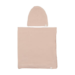Bamboo swaddle set - pale pink