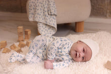 Load image into Gallery viewer, Ribbed leaf layette set - Floral
