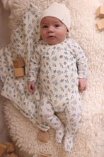 Load image into Gallery viewer, Ribbed leaf layette set - Floral
