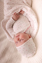 Load image into Gallery viewer, Floral collection girls footie and hat - Floral
