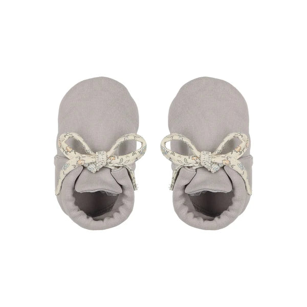 Organic ditsy booties - fortress
