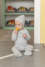 Load image into Gallery viewer, Bead Applique Footie/Beanie-Fortress
