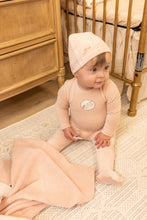 Load image into Gallery viewer, Birdie branch velour layette set - Dusty pink
