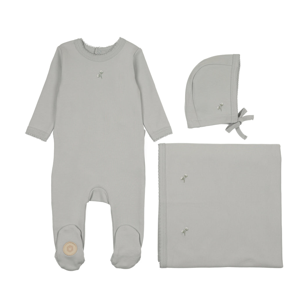 Blooming boys layette set - Blue dawn