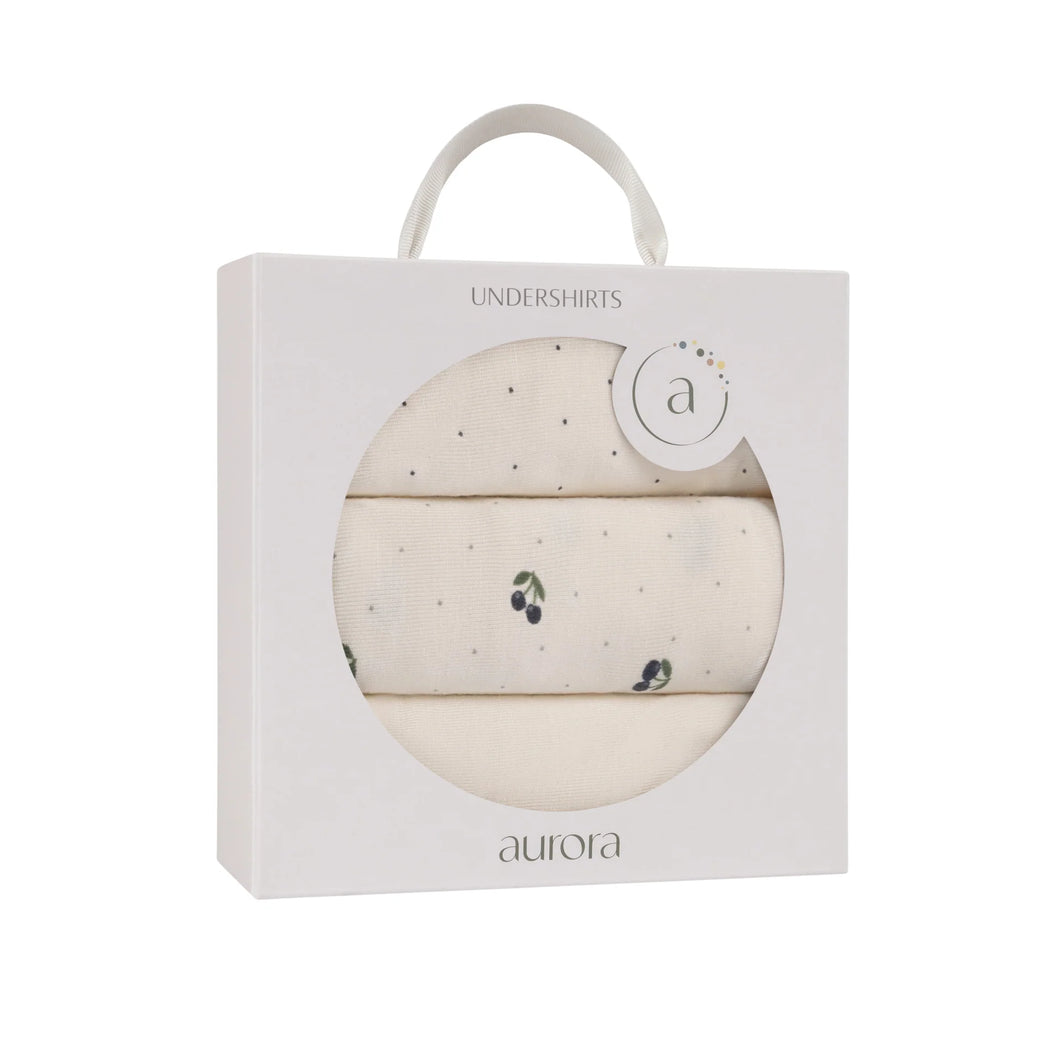 3 pack cherry undershirts - Blue