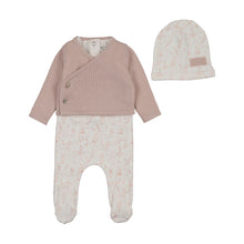 Load image into Gallery viewer, Cotton Layette set - Muted Pink
