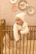 Load image into Gallery viewer, Delicata knit jacket and blanket set - Linen girls
