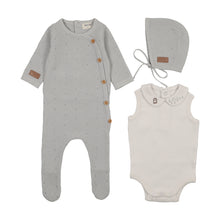 Load image into Gallery viewer, Boutique Knit Layette set-Dusty Blue
