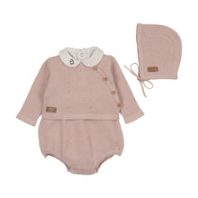 Load image into Gallery viewer, Leather Knit Outfit-Muted Pink
