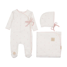 Load image into Gallery viewer, Bow wrap layette set  - Ivory
