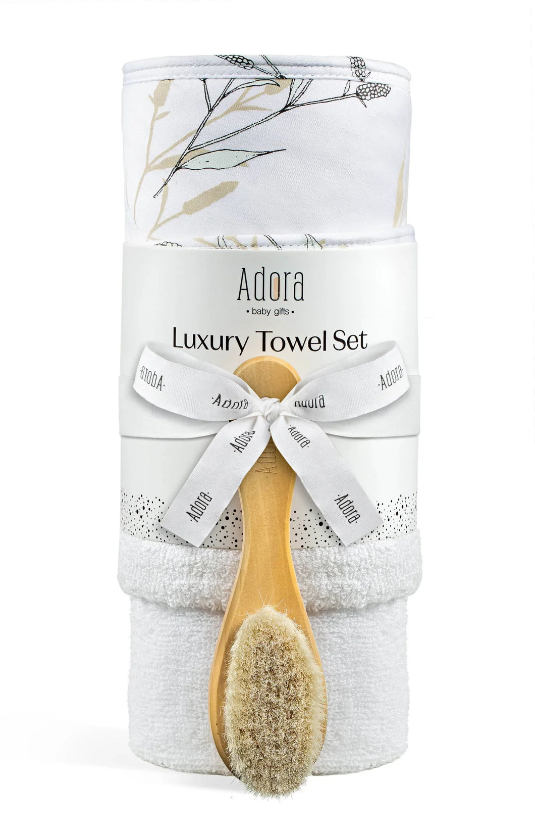 Luxury towel set - Cornblue