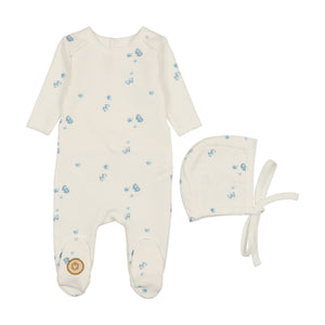 Butterfly bliss gift set - Ivory and blue