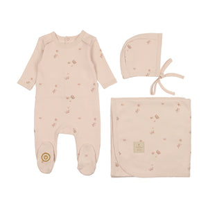 Mon Tresor Butterfly Bliss Layette Set - Barely Pink Mon Tresor Butterfly Bliss Layette Set - Barely Pink