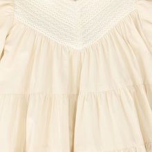Load image into Gallery viewer, Lace tiered dress - Cream
