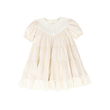 Load image into Gallery viewer, Lace tiered dress - Cream
