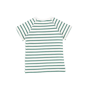 Stripe wheel t-shirt - green