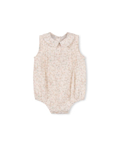 Stems floral print romper - floral