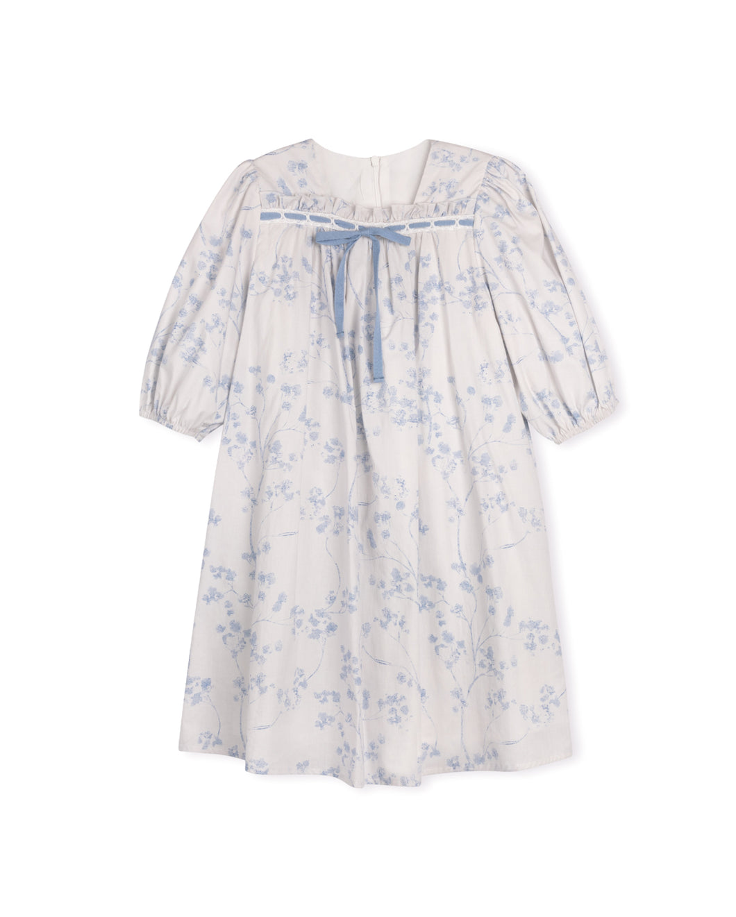 Send - Floral printed bow dress - Floral
