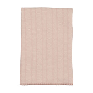 Cable stitch wrap layette set - Rose