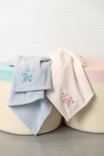 Load image into Gallery viewer, Carriage Sketch-Crisp Blue Layette set
