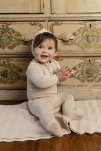 Load image into Gallery viewer, Chevron knit layette set - Toasted almond
