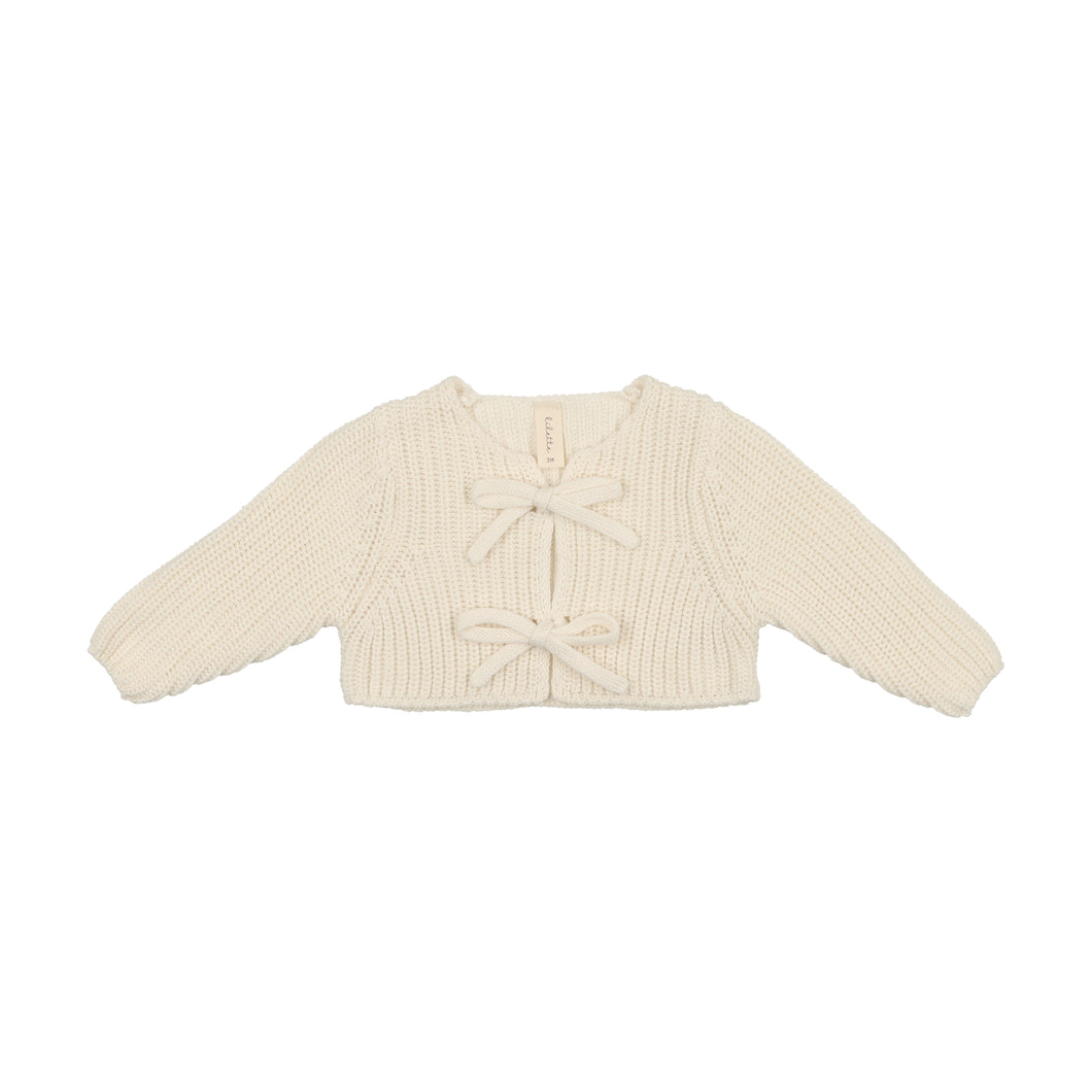 Chunky knit shrug - cream girl