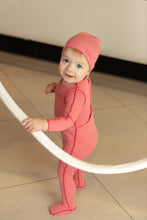Load image into Gallery viewer, Classic ribbed layette set - bright coral
