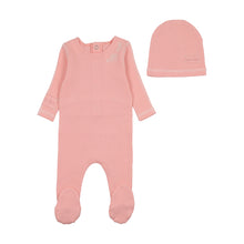 Load image into Gallery viewer, Contrast Footie/Beanie-Coral
