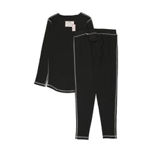 Load image into Gallery viewer, Contrast Loungewear-Black
