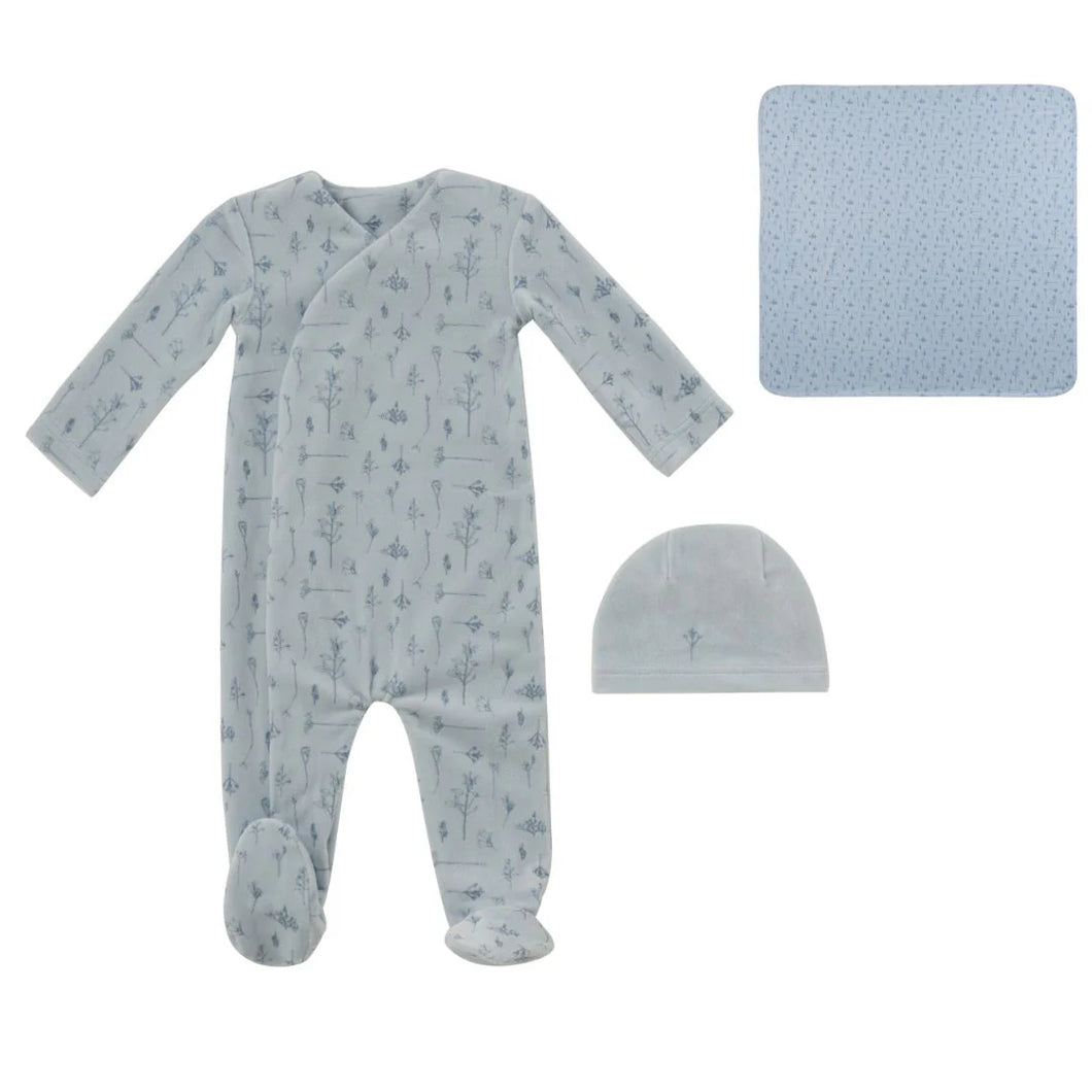 Stem fusion layette set - Blue