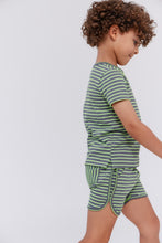 Load image into Gallery viewer, Neon stripe tee - Green
