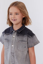 Load image into Gallery viewer, Denim two-tone dress - Grey
