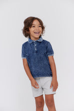 Load image into Gallery viewer, Denim polo - Blue
